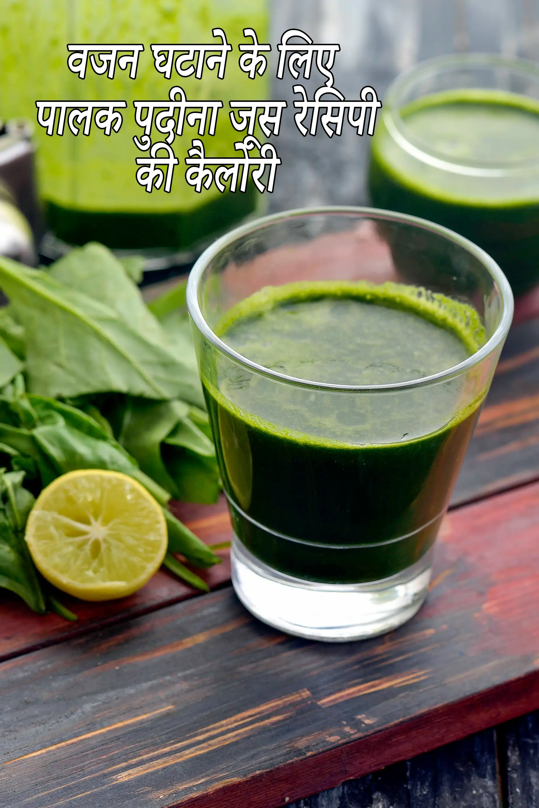 Spinach and Mint Juice ( Healthy Juice)