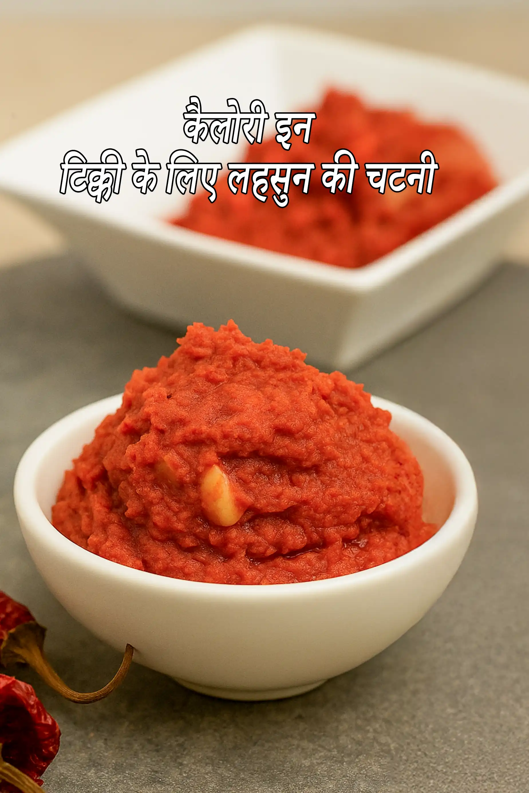 कबाब, टिक्की, स्नैक्स के लिए लहसुन की चटनी की कैलोरी