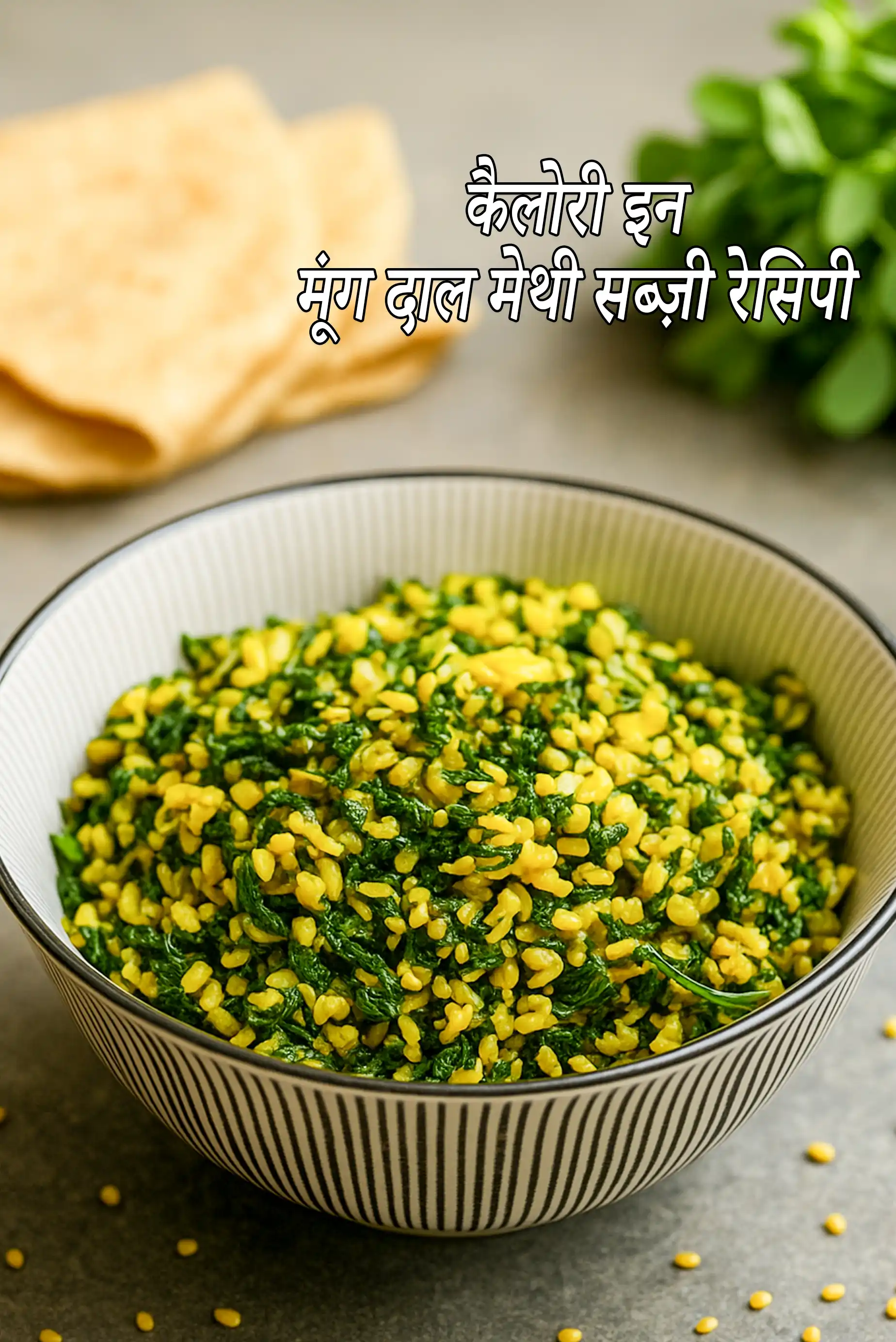 Moong Dal Methi Sabzi