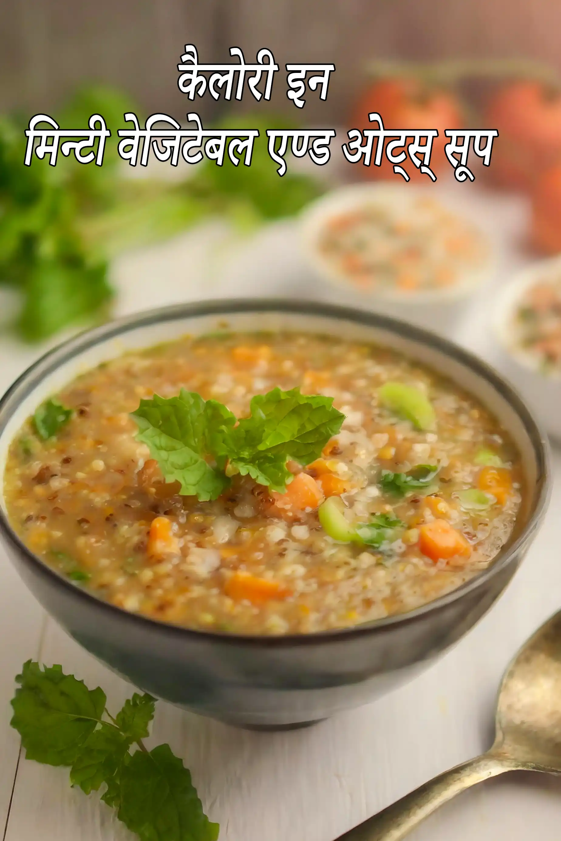 Minty Vegetable and Oats Soup