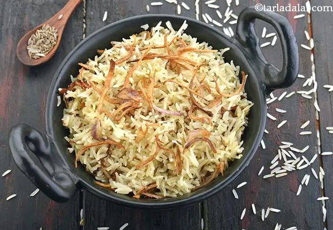 रेस्टोरेंट स्टाइल जीरा राइस | झटपट जीरा राइस | जीरा पुलाओ | - Jeera Rice,