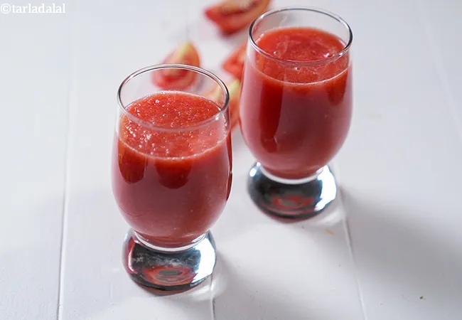 lycopene rich tomato juice recipe | good for heart Indian homemade tomato juice | anti inflammatory juice | good for eyes, pregnancy tamatar juice