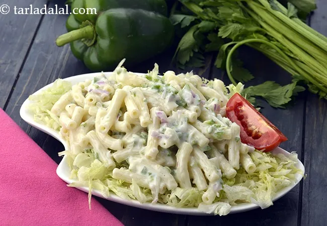 macaroni salad recipe | classic macaroni salad | easy homemade macaroni salad | pasta salad Indian style |