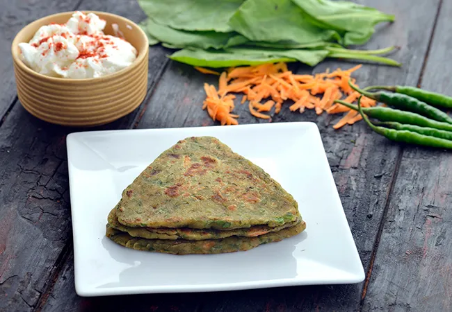 paushtik paratha | healthy paushtic paratha | paushtik paratha for kids, adults | paushtik paratha with vegetables |