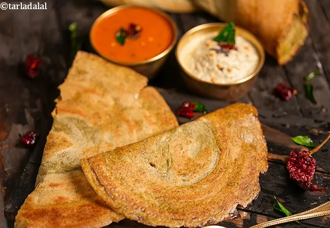 पेसरट्टू रेसिपी | हरा मूंग डोसा | आंध्रा स्टाइल पेसरट्टू डोसा | Pesarattu