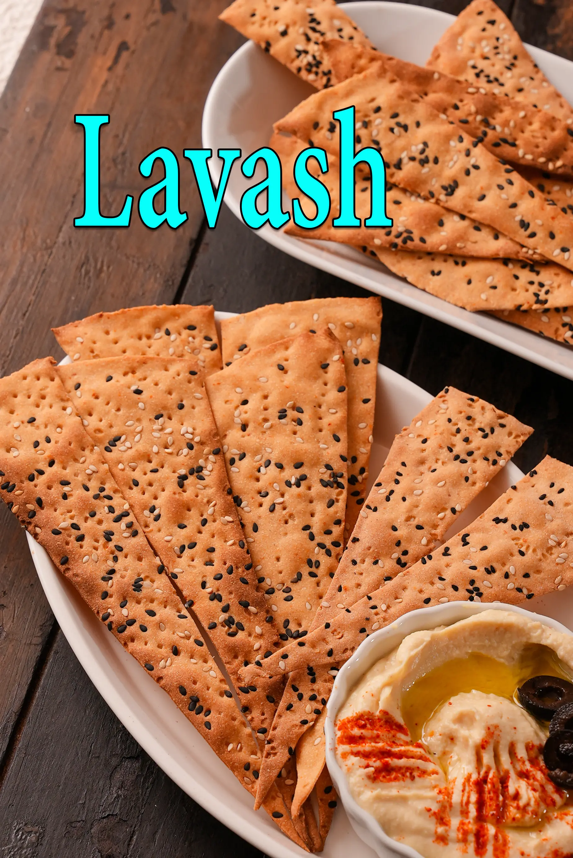 lavash recipe | Indian style lavash crackers | Mediterranean lavash chips |
