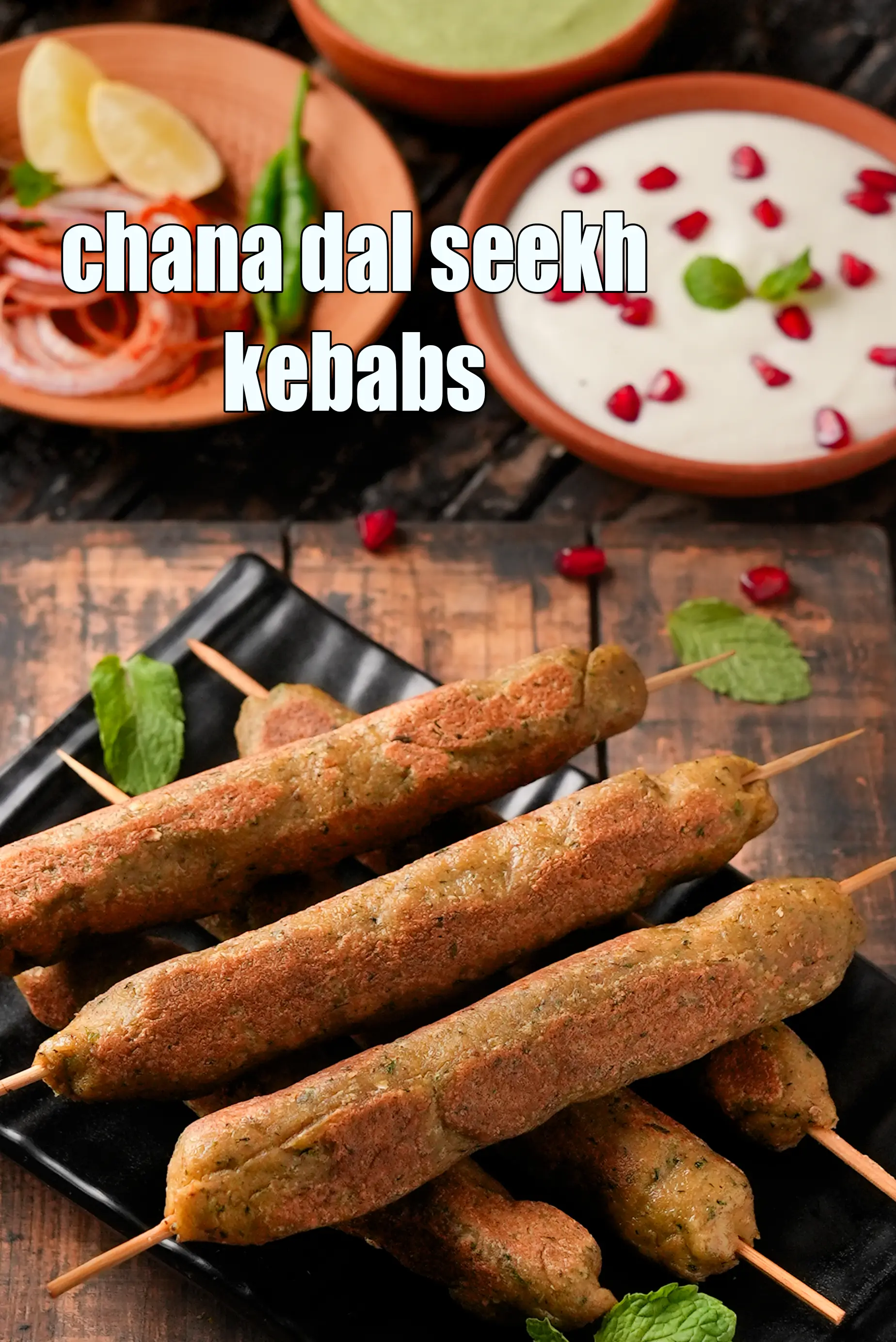 chana dal seekh kebabs recipe | Jain kebab | healthy tava chana dal seekh kebab |