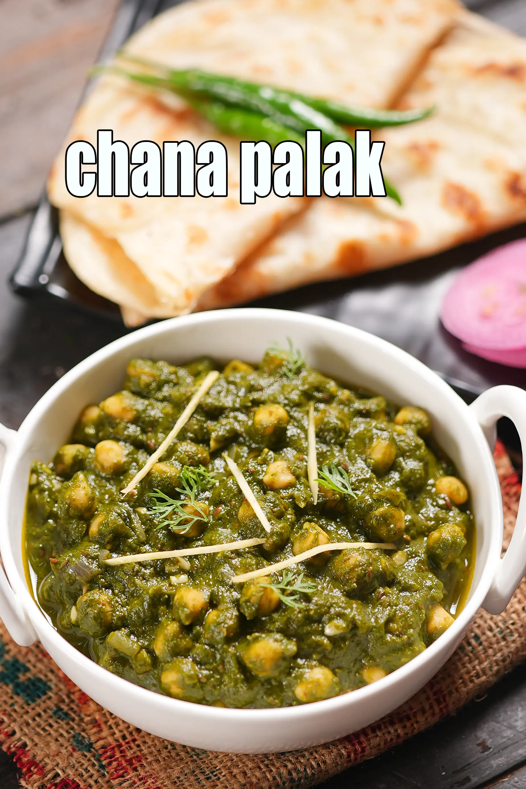 chana palak recipe | chana palak masala | healthy heart palak chole sabzi |