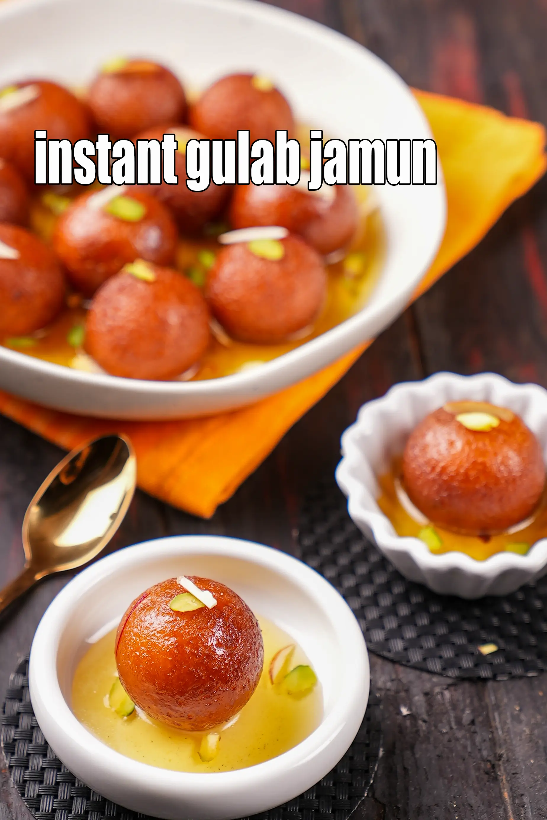 instant gulab jamun recipe | gulab jamun using milk powder | gulab jamun using premix |