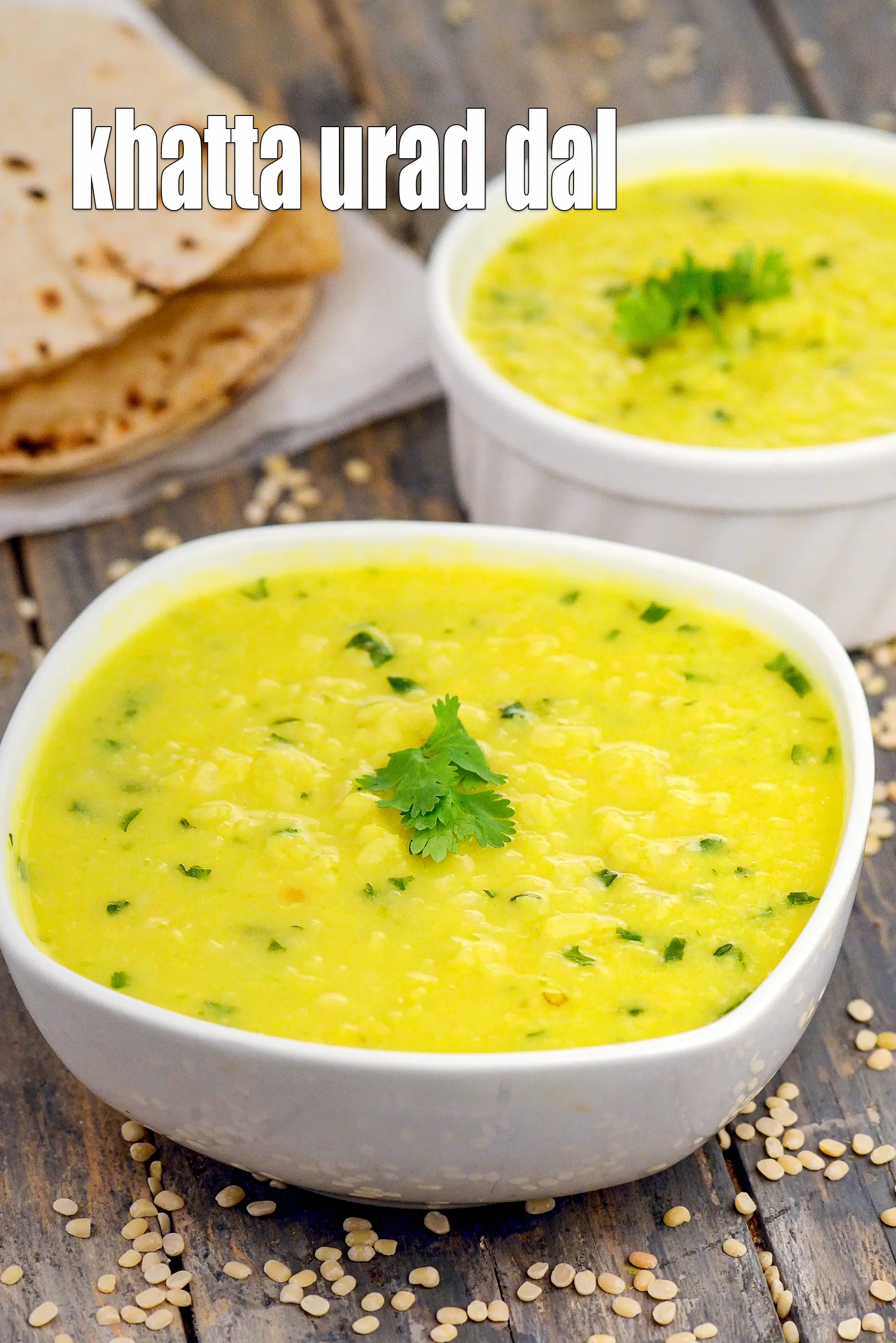 khatta urad dal recipe | healthy Gujarati khatta urad dal | zero oil dal recipe | 