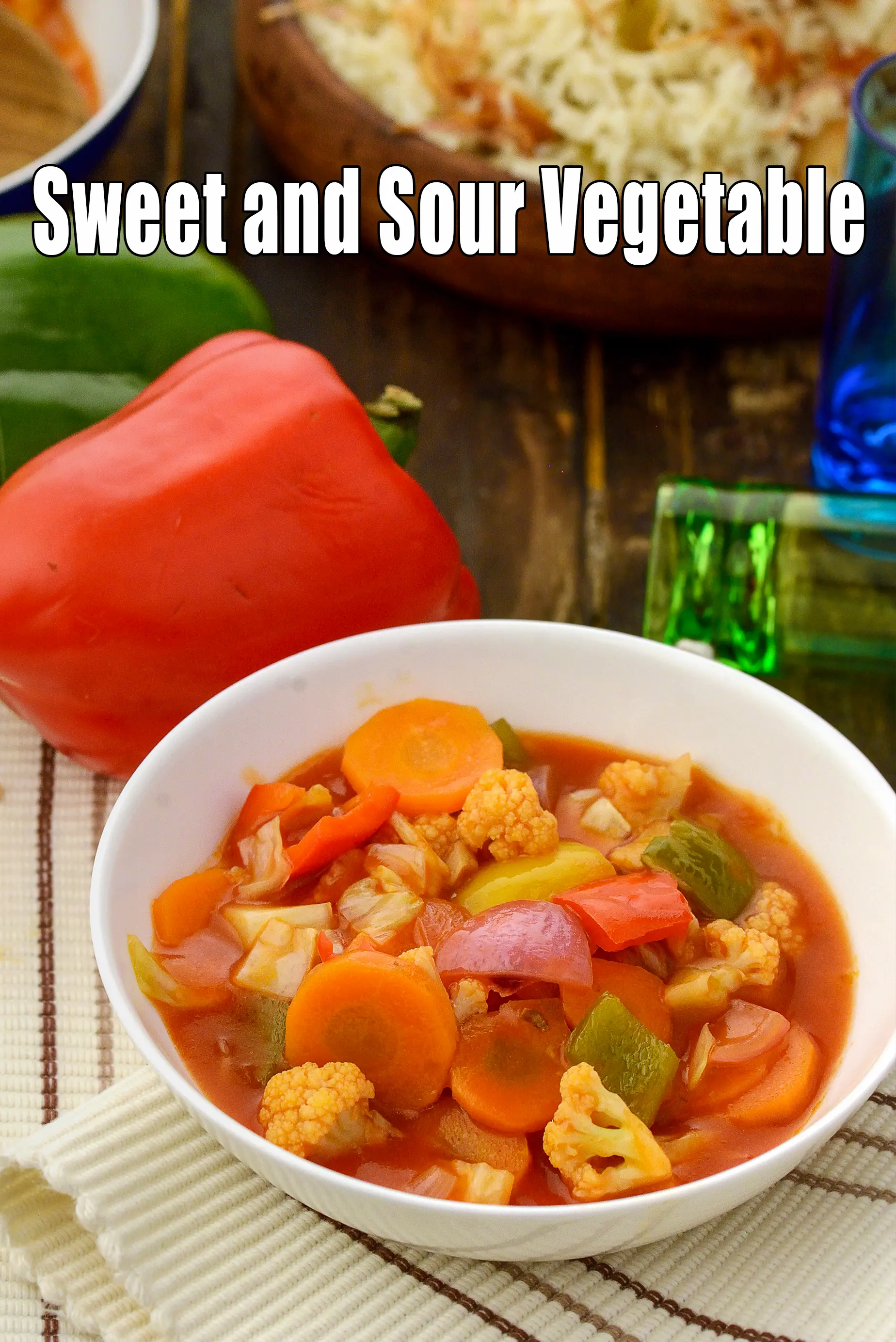 Sweet and Sour Vegetable (  Chinese Recipes)