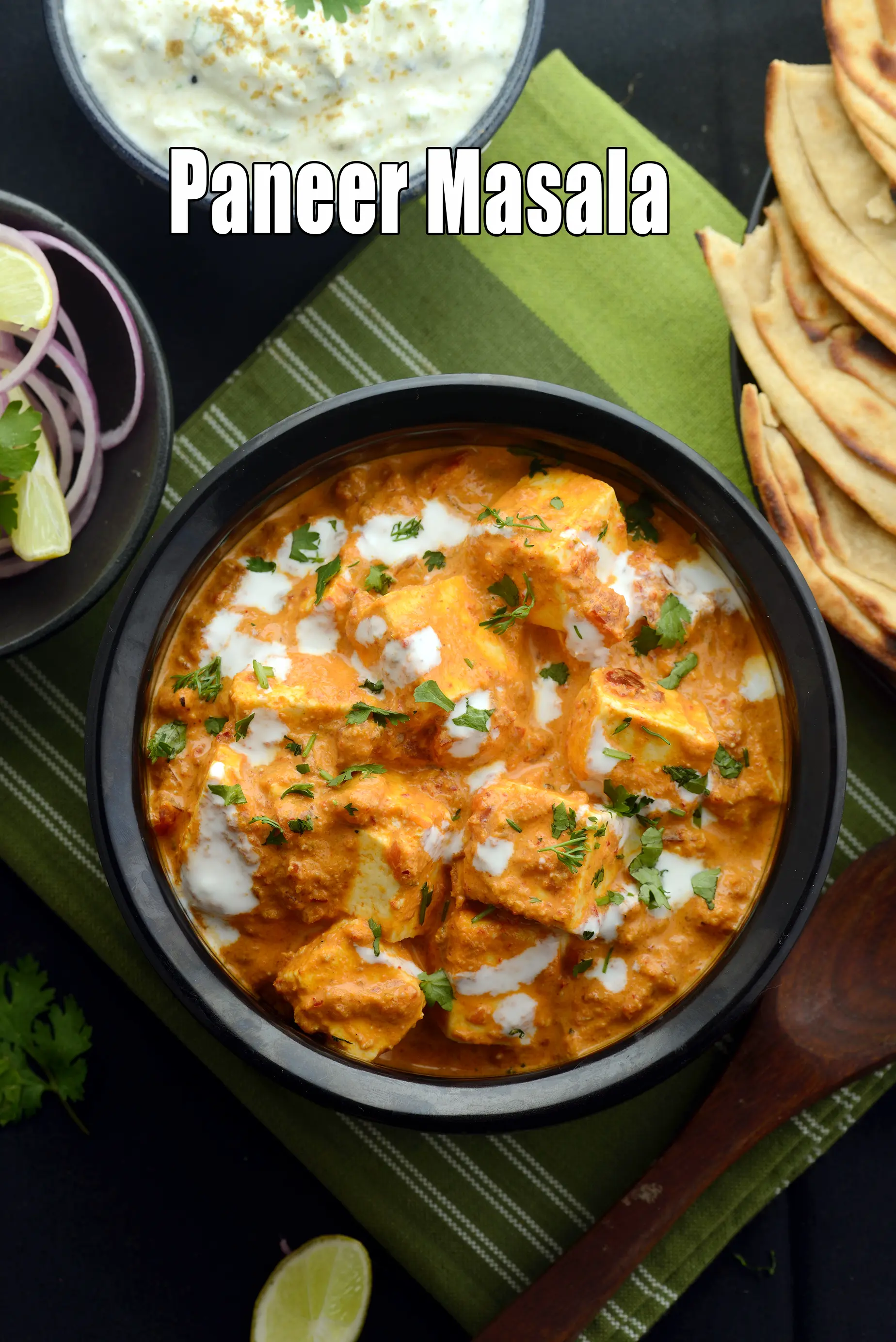 paneer masala recipe | Punjabi paneer masala | dhaba style paneer masala