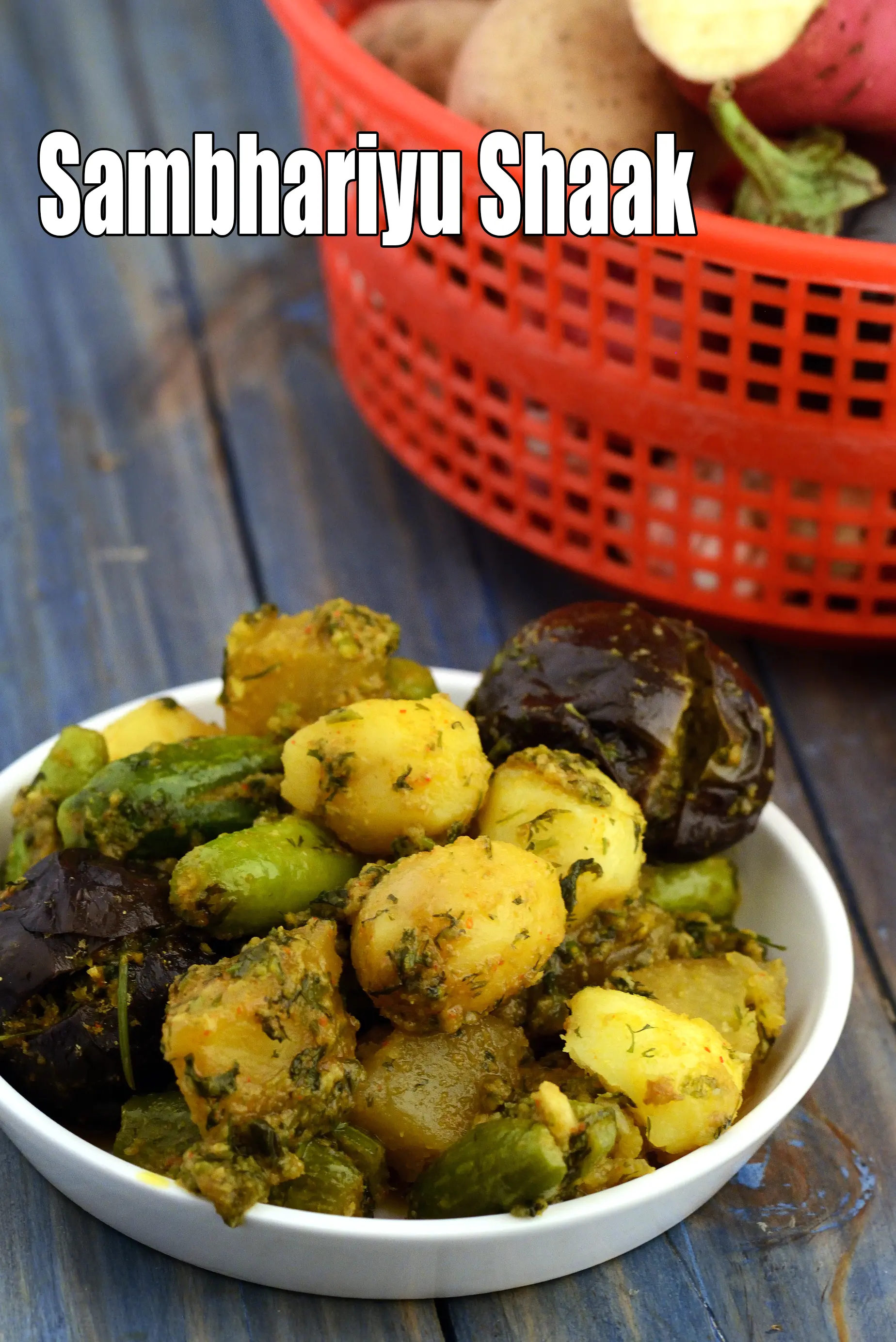 sambhariyu shaak recipe | Gujarati stuffed mixed vegetables | sambhariya shaak |