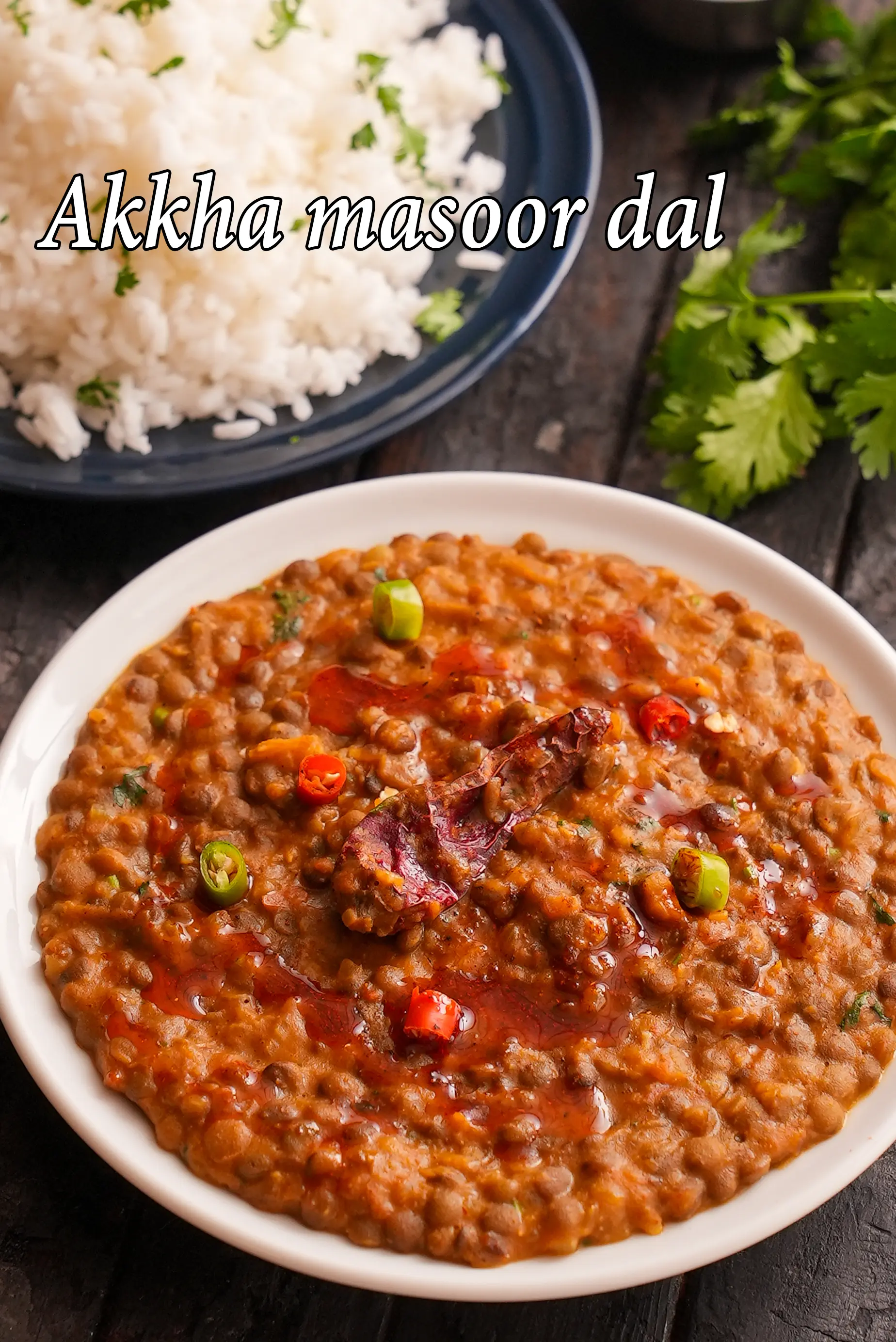 akkha masoor dal recipe | kolhapuri style akkha masoor | akkha masur sabzi |