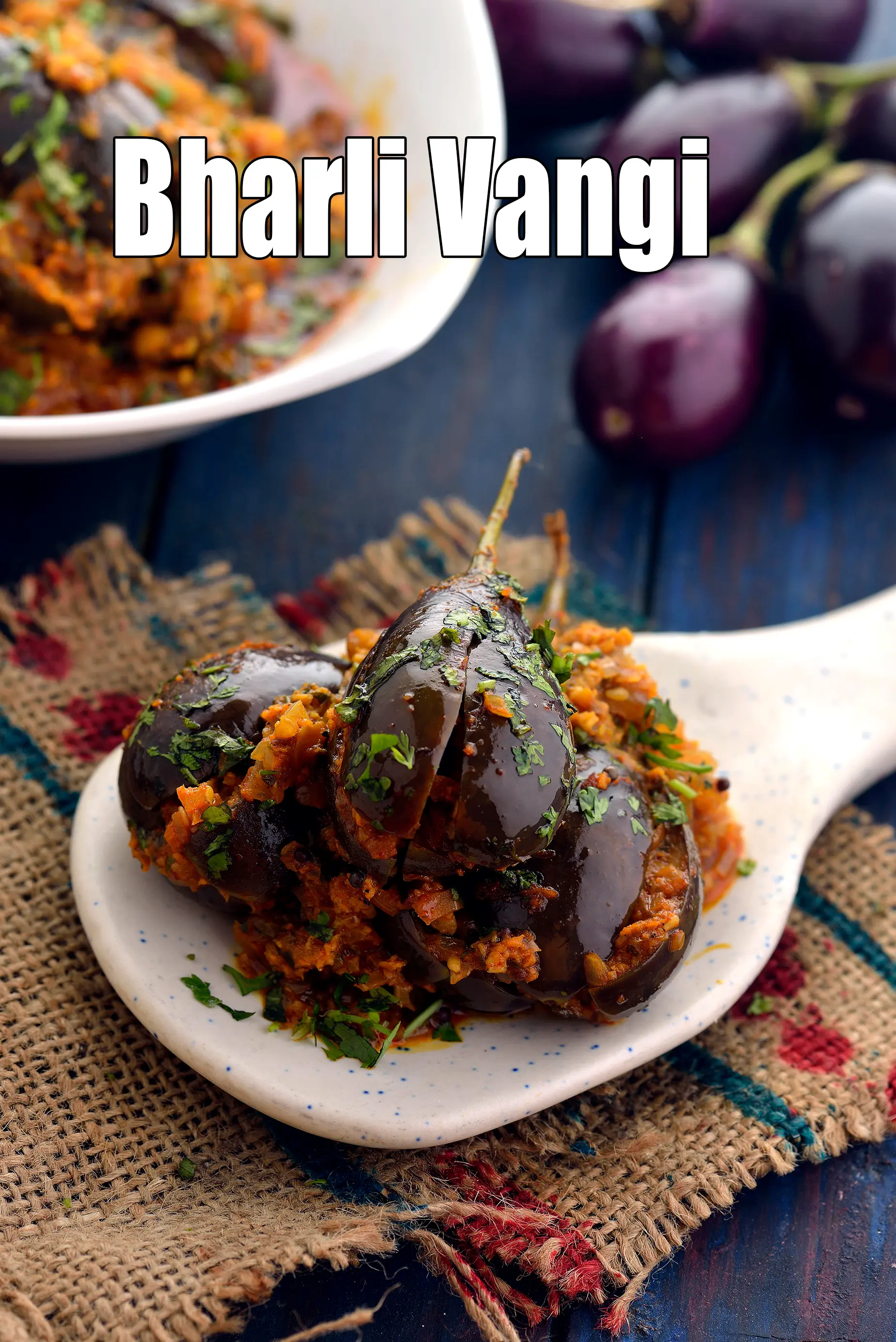 bharli vangi recipe | Maharashtrian style bharli vangi | stuffed brinjal Indian sabzi | masala bharli vangi |