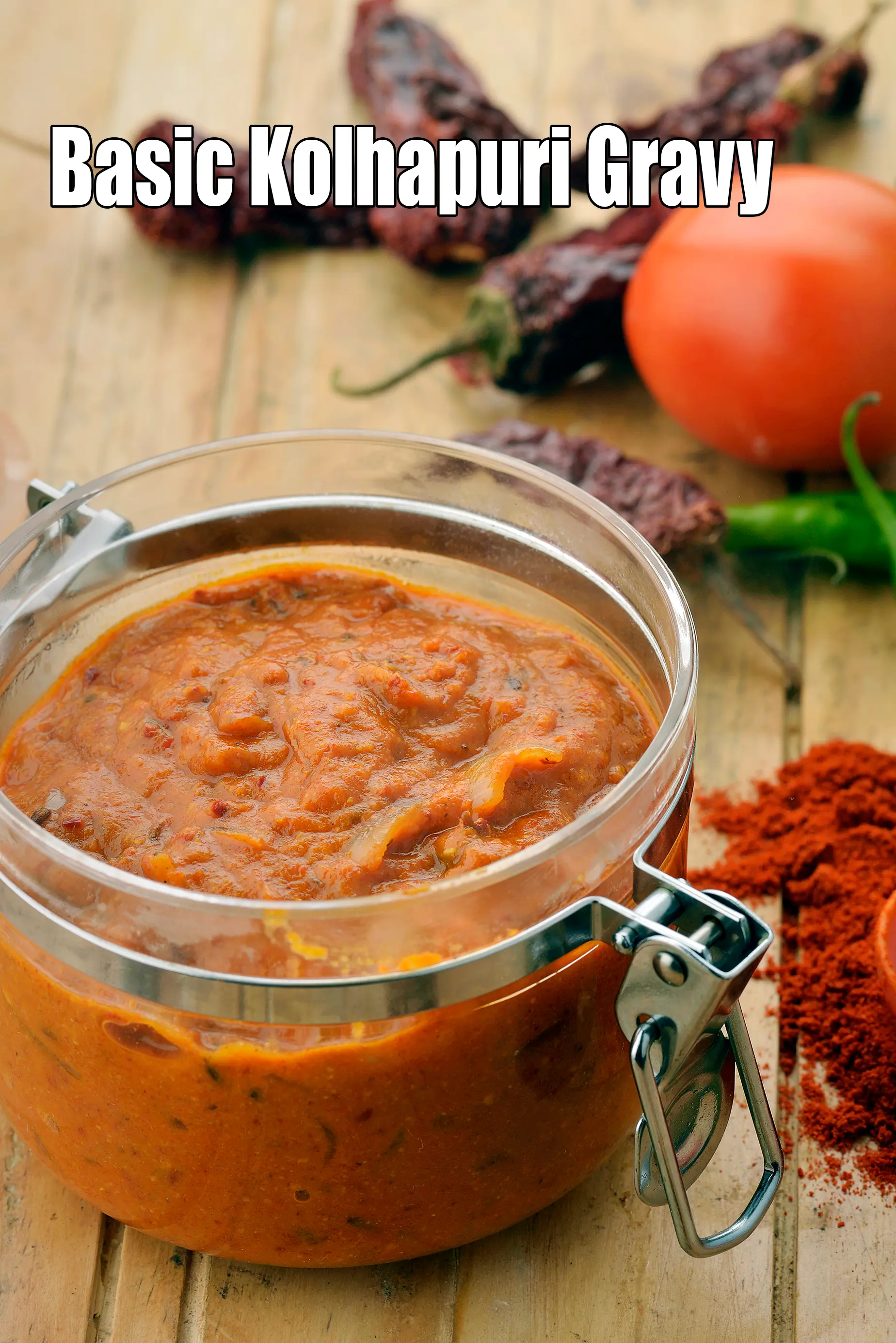 Kolhapuri gravy recipe | Maharashtrian Kolhapuri gravy | basic Kolhapuri gravy |