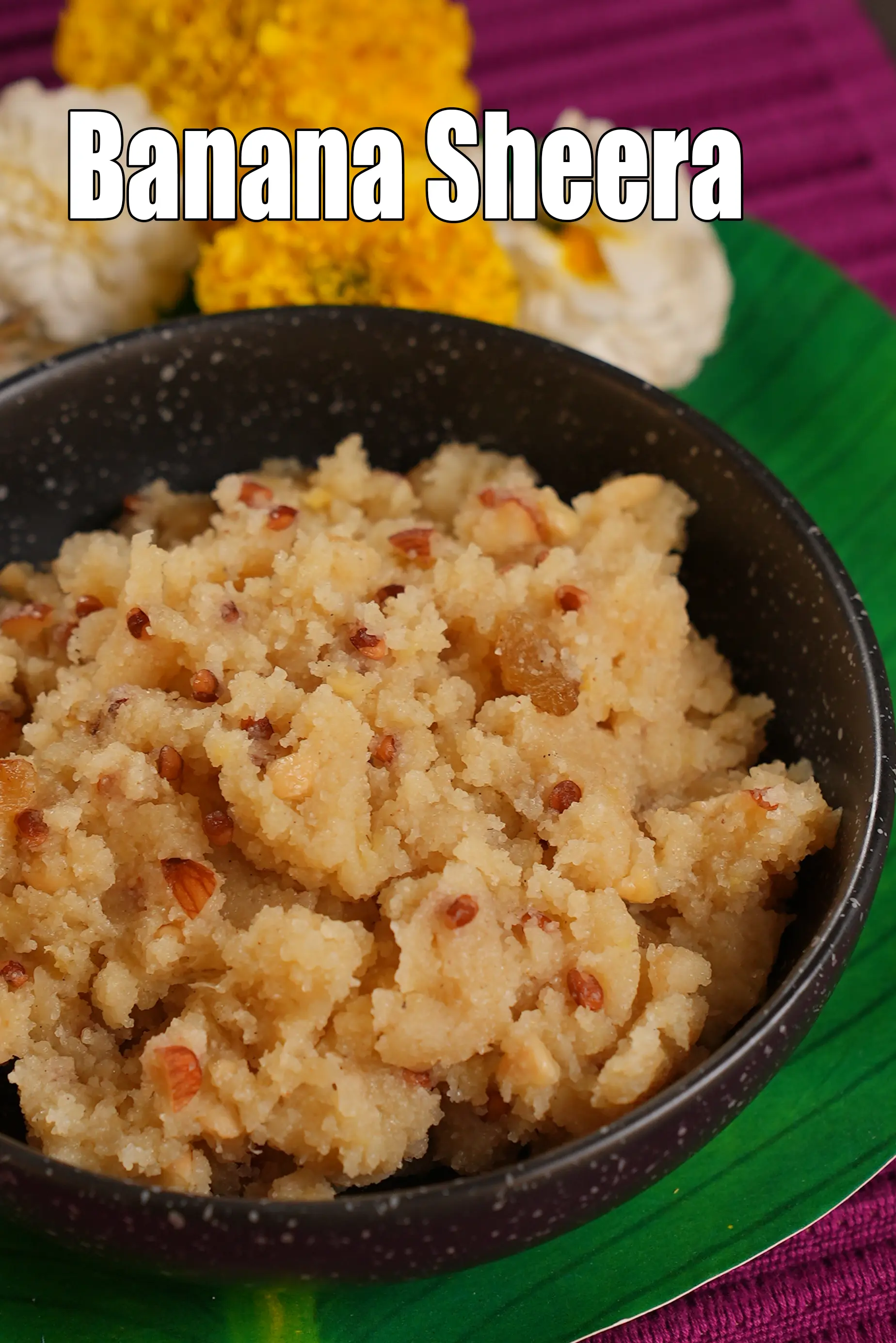 banana sheera recipe | satyanarayan puja prashad | suji aur kele ka halwa |