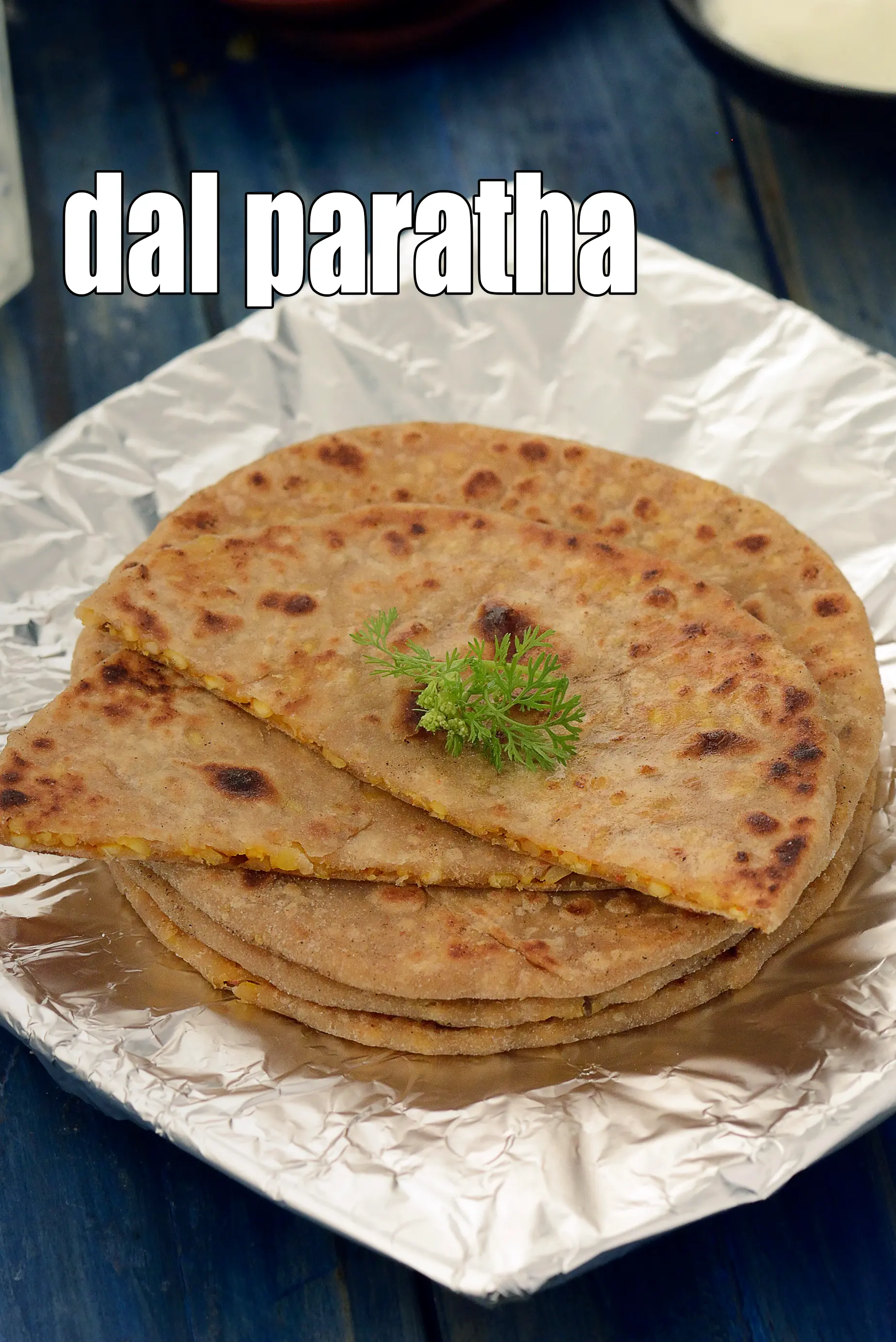 dal paratha recipe | yellow moong dal paratha | healthy dal paratha |