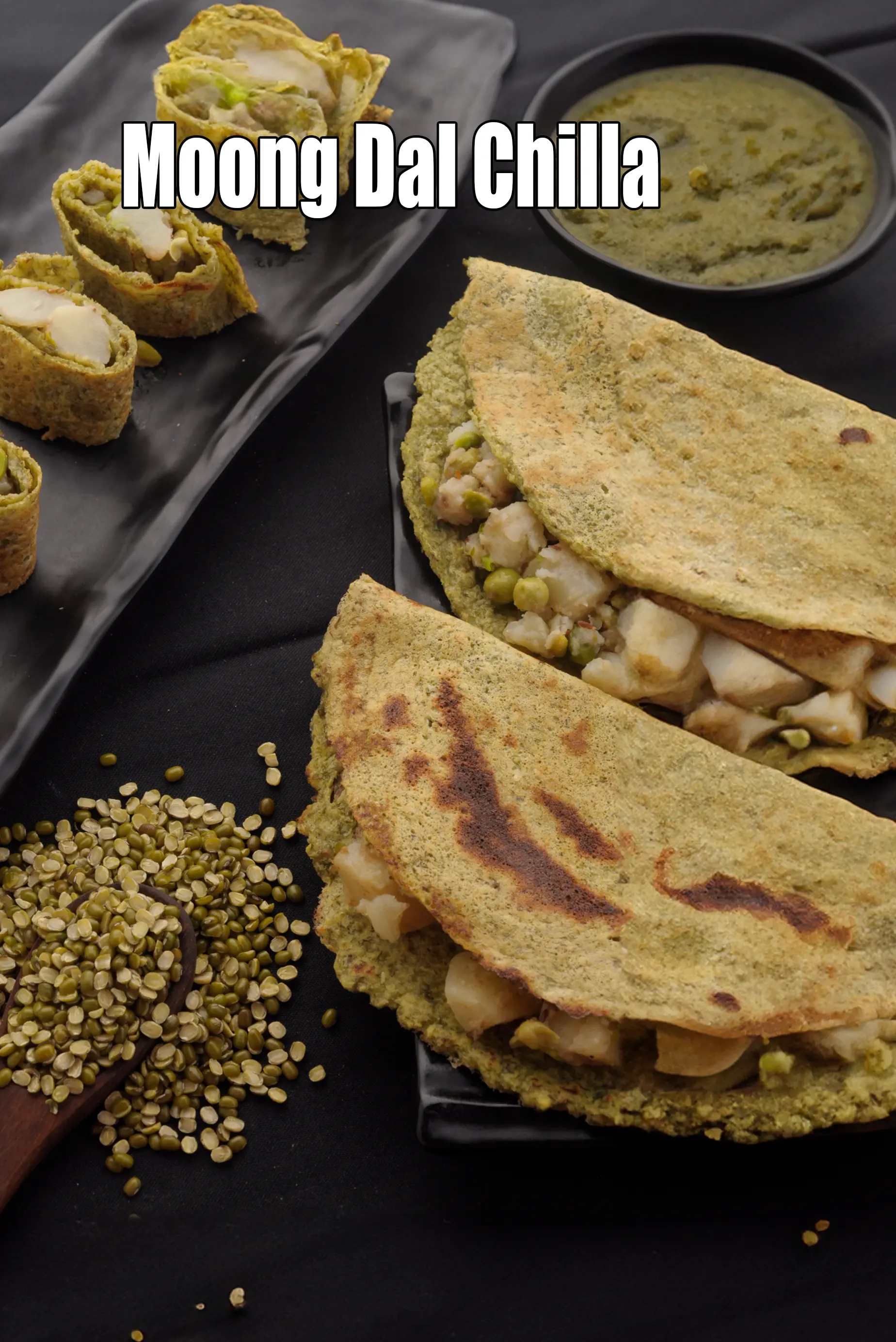 moong dal chilla recipe | stuffed moong dal chilla | mung dal cheelas | healthy cheela |