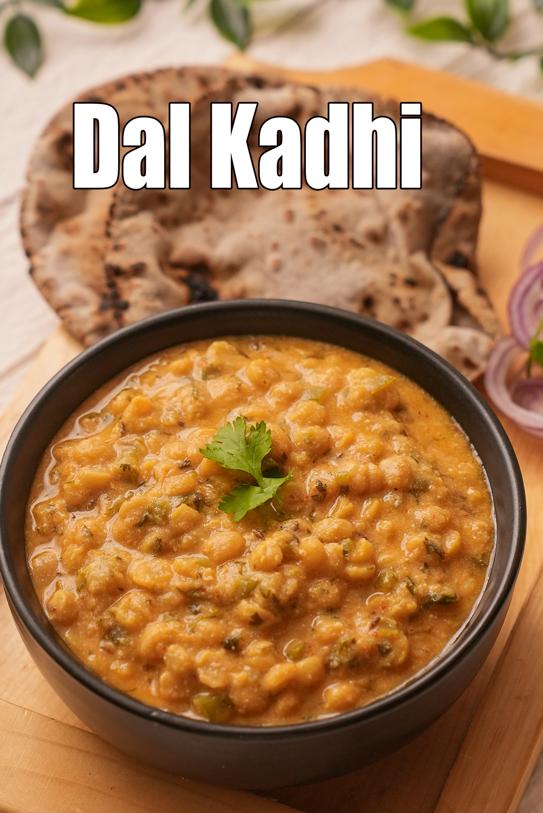 dal kadhi recipe | chana dal kadhi | healthy Indian kadhi |
