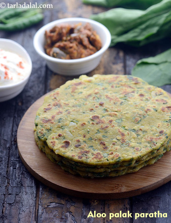 આલુ પાલક રોટી