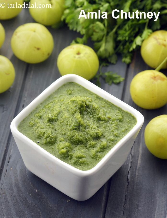 आंवला चटनी रेसिपी | भारतीय आंवले की तीखी चटनी | कच्चे आंवले की चटनी | amla chutney recipe in Hindi |
