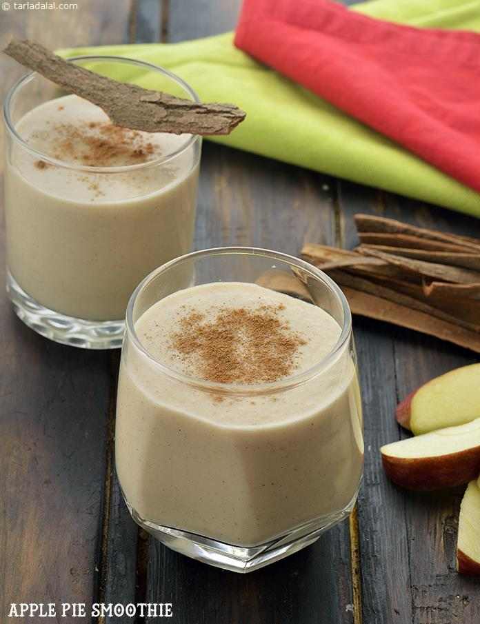 Apple Pie Smoothie, Stewed Apple and Cinnamon Smoothie