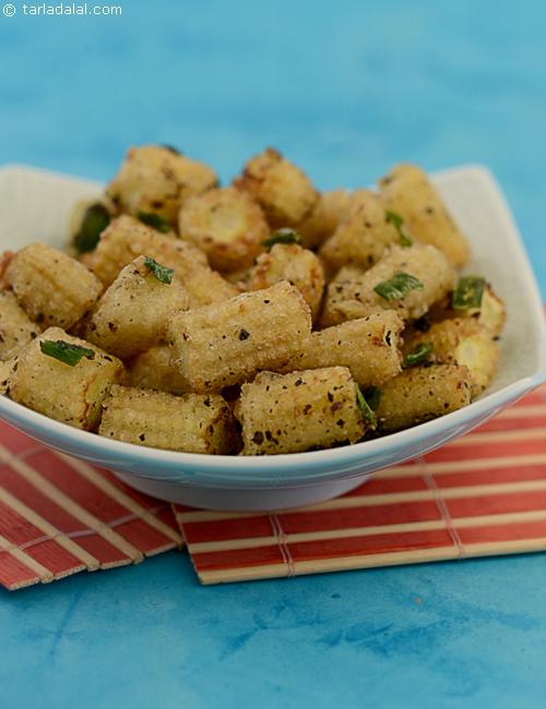 Baby Corn Salt and Pepper recipe, Chinese Recipes