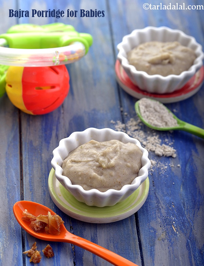 बाजरा पॉरिज - बेबी फूड रेसिपी | बच्चों के लिए बाजरा पॉरिज | 9 महीने के शिशुओं के लिए बाजरा पॉरिज | घर पर शिशुओं के लिए बाजरा पॉरिज कैसे बनाएं | bajra porridge for babies at home in hindi |