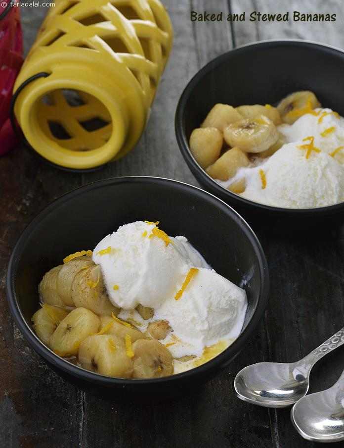 Baked and Stewed Bananas