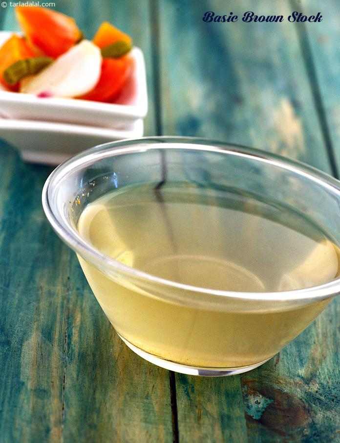 Basic Brown Stock recipe, Indian Vegetarian Recipes