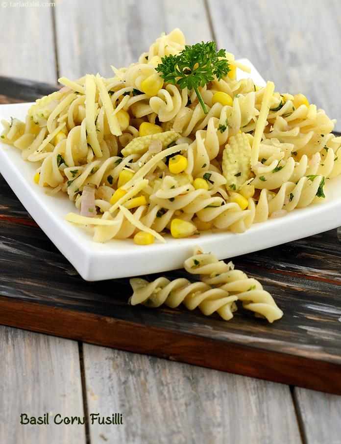 Basil Corn Fusilli