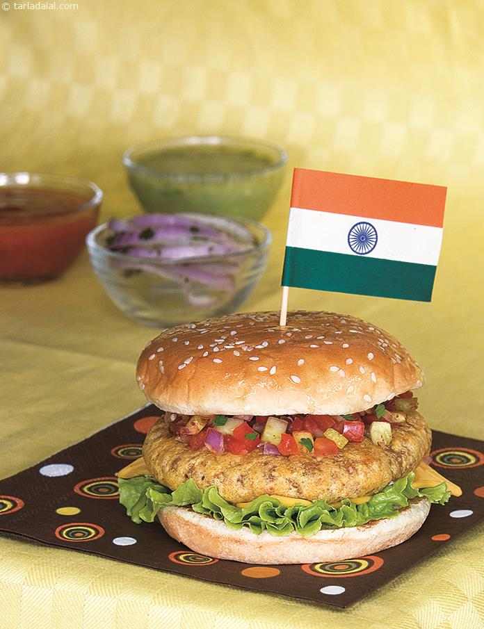 Batata Vada Burger ( Burgers and Smoothies Recipe)