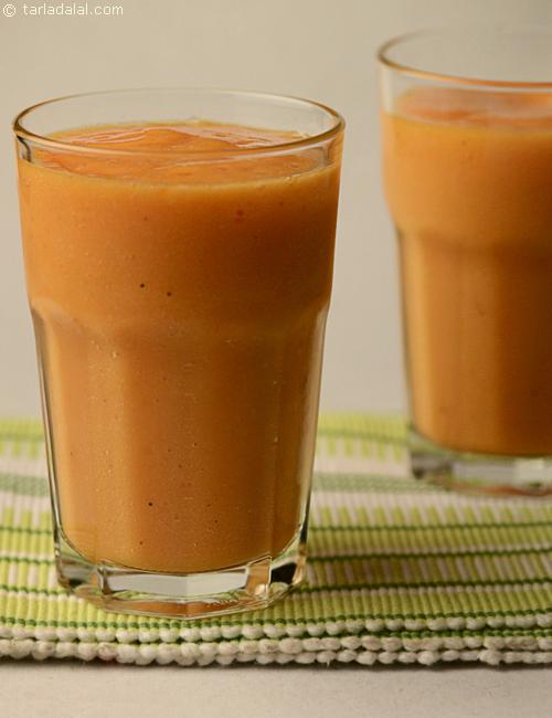 papaya pineapple banana drink recipe | Indian pineapple papaya juice | no sugar healthy papaya pineapple banana drink |