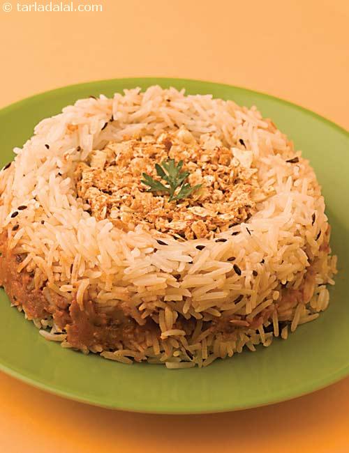 Bhaji Pulao, Layered Pav Bhaji Pulao recipe