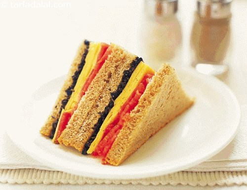 Black Olive Pesto Sandwich