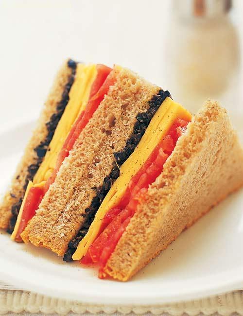 Black Olive Pesto Sandwich ( Eat Well Stay Well Recipes )