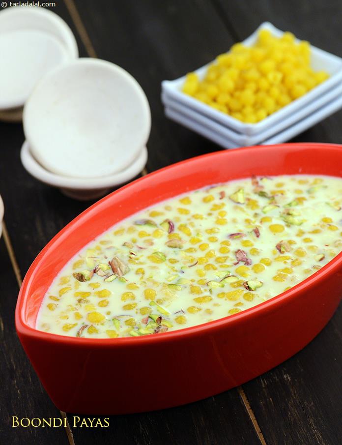 बूंदी पायस रेसिपी, Boondi Payas Recipe In Hindi
