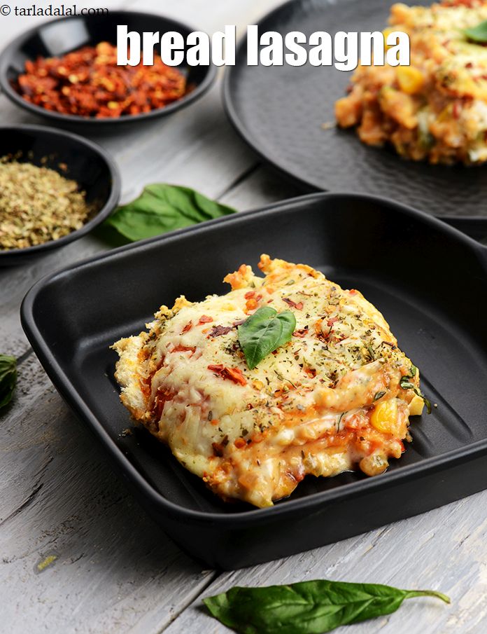 bread lasagna recipe | vegetable bread lasagna | Indian style bread lasagna |