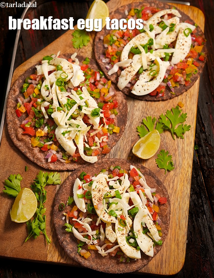 breakfast egg tacos recipe | diabetes and kidney friendly egg tacos | healthy egg vegetable taco |