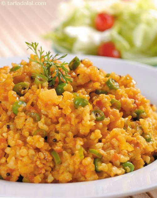 Broken Wheat Vegetable Delight ( Pressure Cooker ) recipe