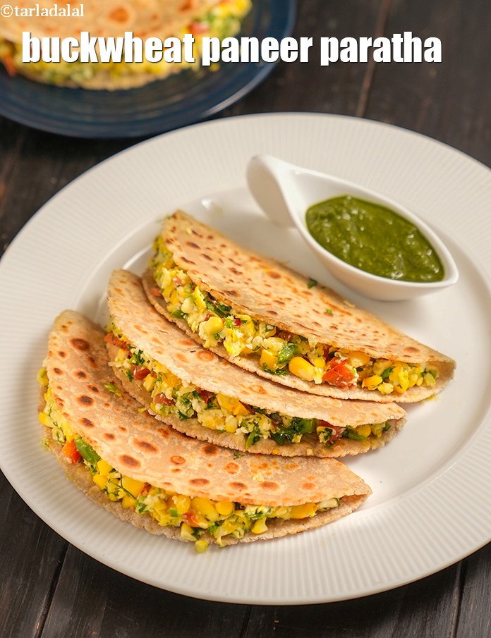 स्टफ्ड बकवीट पराठा रेसिपी, Stuffed Buckwheat Paratha Recipe In Hindi