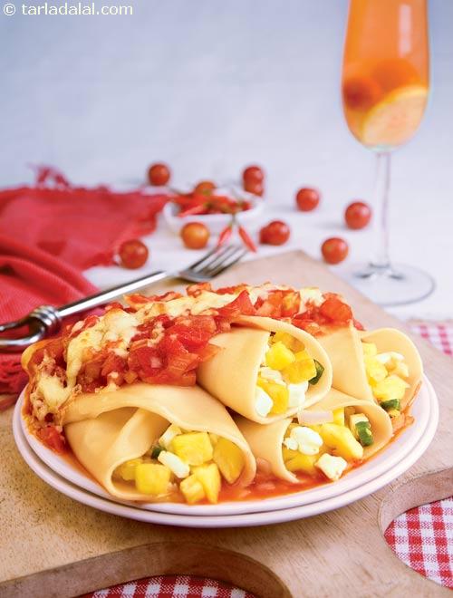 Cannelloni From East and West ( Exotic Diabetic Recipe ), Cannelloni From East and West