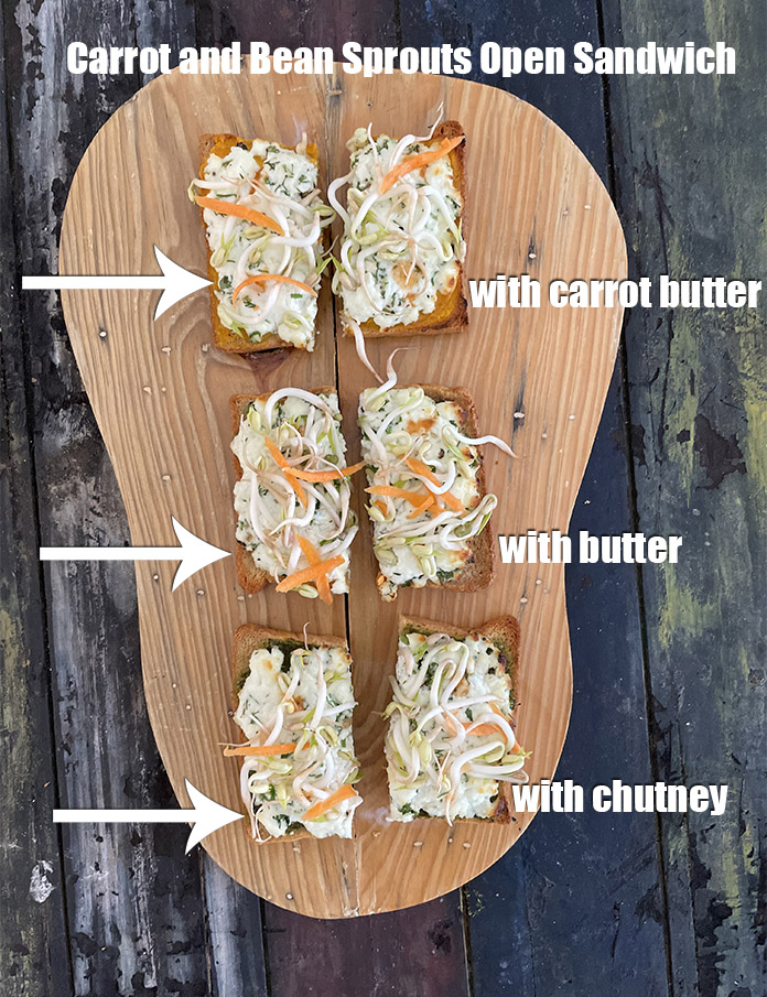 paneer and bean sprouts sandwich recipe | paneer and bean sprouts toast | Indian bean sprouts sandwich |