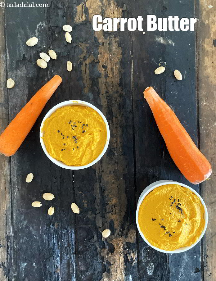 carrot butter | healthy carrot butter made from peanuts | Indian carrot butter |