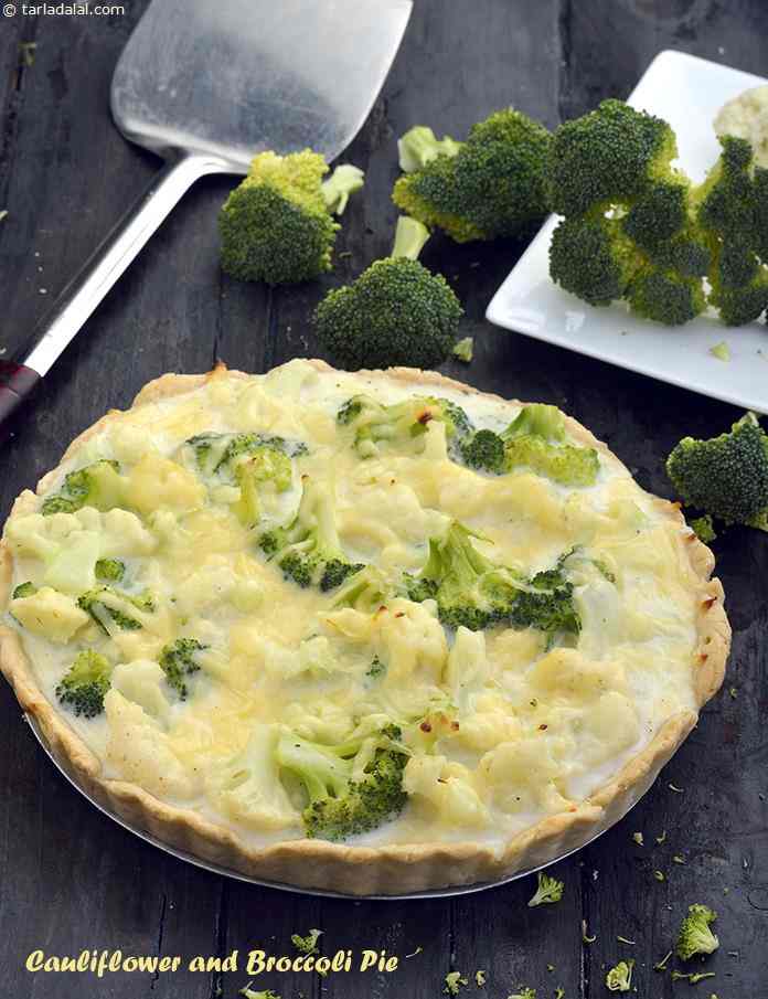 Cauliflower and Broccoli Pie recipe, Baked Dishes Recipes