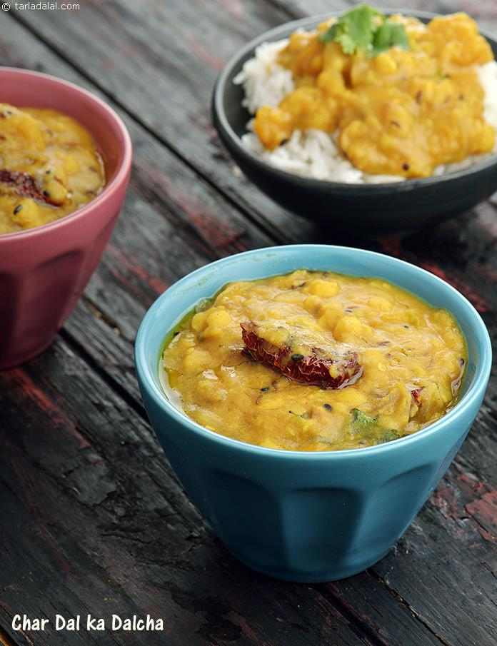 Char Dal ka Dalcha, Hyderabadi Veg Dalcha recipe