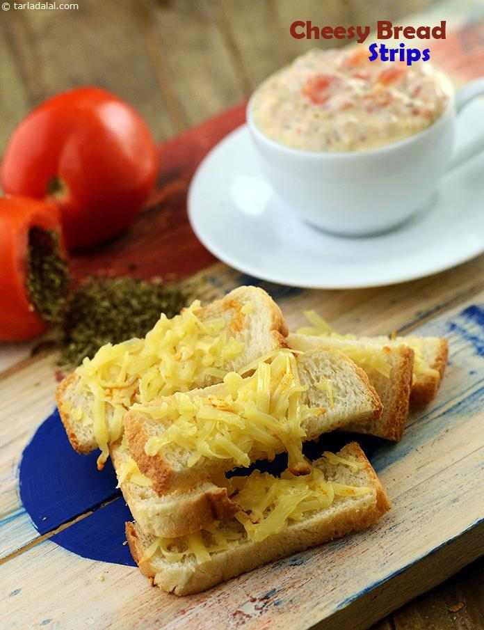Cheesy Bread Strips recipe