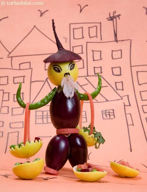Chinese Vegetable Seller ( Vegetable Carvings) recipe