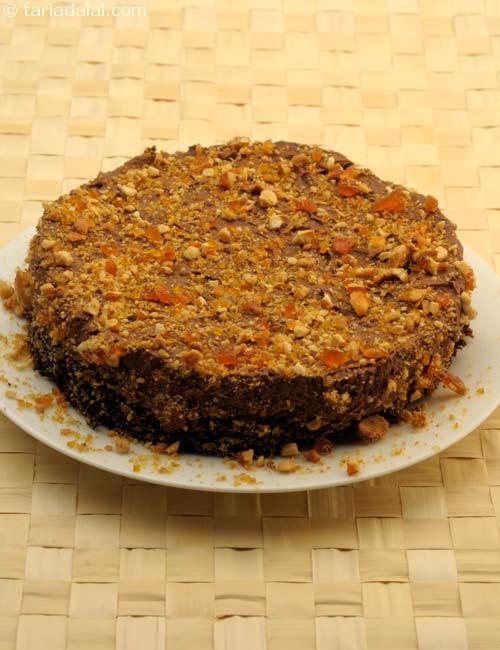 Chocolate Nougat Cake ( Eggless Desserts Recipe), Eggless Dessert Recipes